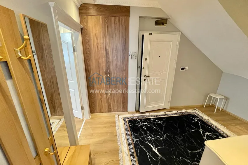 Kupuj  Duplex 3+1 w Alanyi - umeblowany w centrum Oba, 300 metrów od plaży  1 