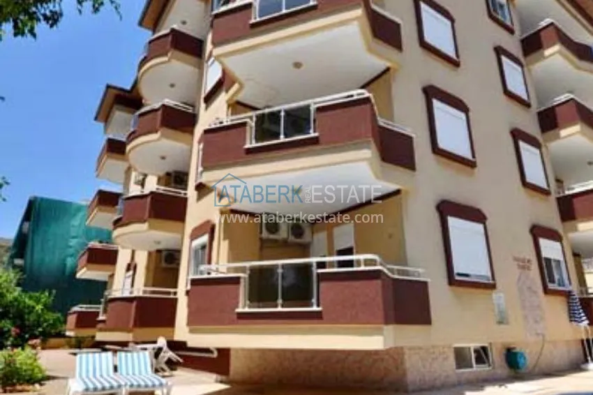 Duplex 3+1 w Alanyi - umeblowany w centrum Oba, 300 metrów od plaży  2 