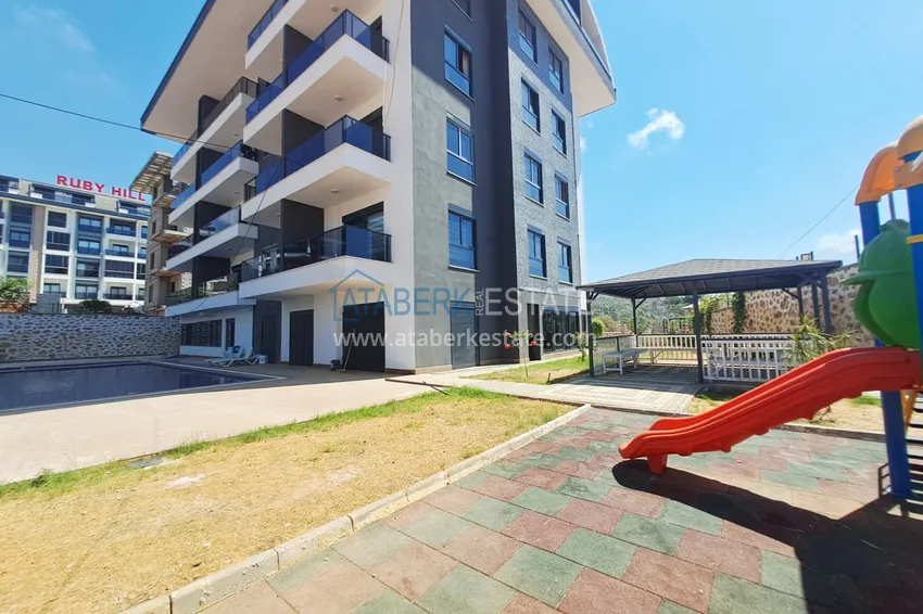 Apartamenty z jedną sypialnią w nowym kompleksie butikowym — Alanya, dzielnica Oba 1 