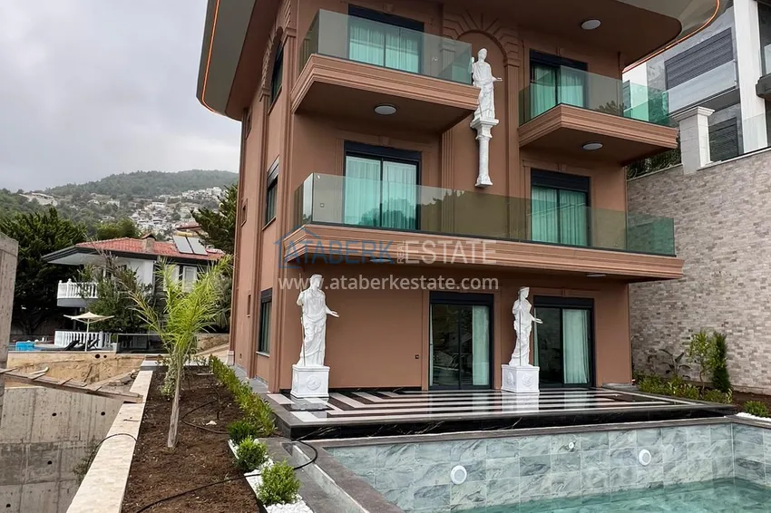 Luksusowa willa z basenem i panoramicznym widokiem - Alanya, Bektash. Nadaje się do obywatelstwa 4 