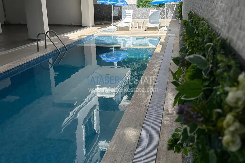 Apartament 1+1 z pięknym wykończeniem w nowoczesnym kompleksie — Alanya, dzielnica Mahmutlar 10