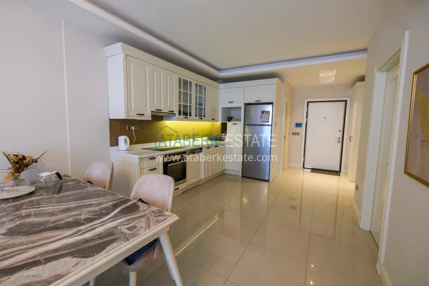 Kupuj  Apartament 1+1 z prywatnym ogrodem w elitarnym kompleksie przy plaży — Alanya, dzielnica Kestel 15 