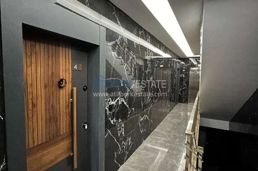Apartament 1+1 z pięknym wykończeniem w nowoczesnym kompleksie — Alanya, dzielnica Mahmutlar 18