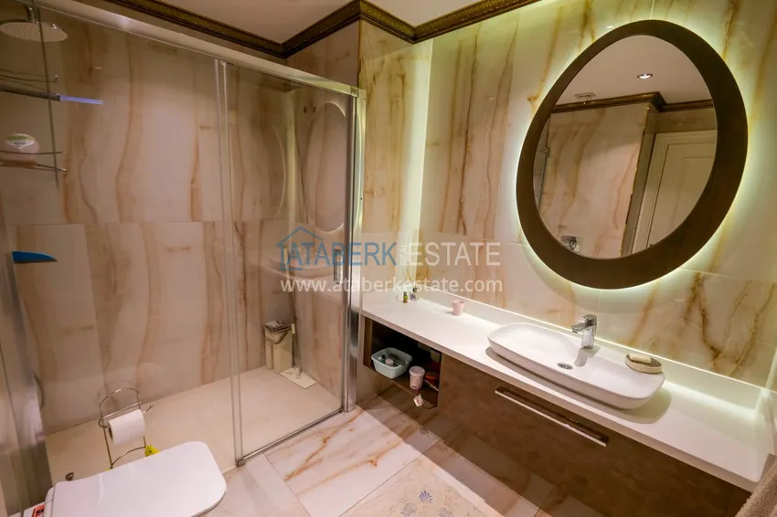Kupuj  Apartament 1+1 z prywatnym ogrodem w elitarnym kompleksie przy plaży — Alanya, dzielnica Kestel 20 