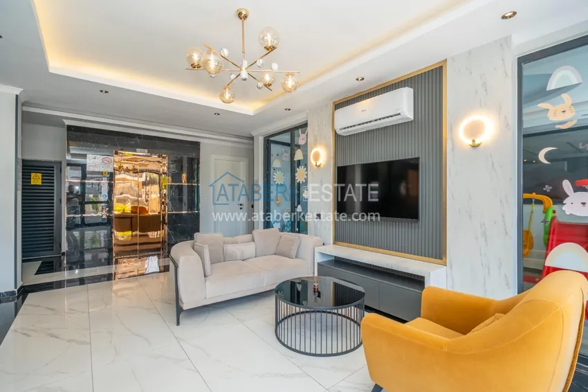 Apartament dwupoziomowy 2+1 w Alanya, dzielnica Oba - umeblowane i o wygodnym układzie 8 