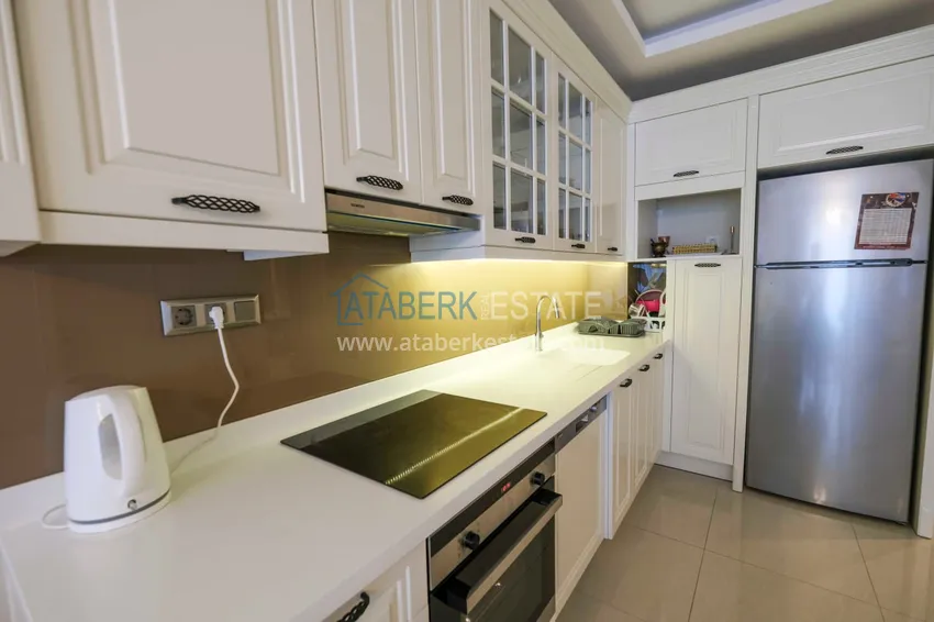 Kupuj  Apartament 1+1 z prywatnym ogrodem w elitarnym kompleksie przy plaży — Alanya, dzielnica Kestel 8 