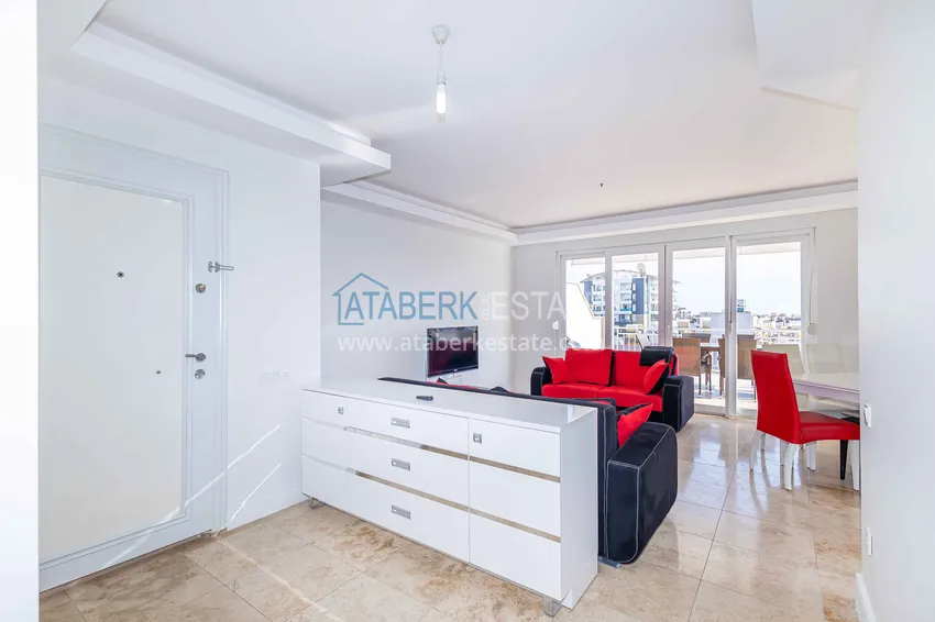 Kupuj  Apartament 2+1 z dużym tarasem w dzielnicy Cikcilli, Alanya — nieruchomość na zezwolenie na pobyt 2 