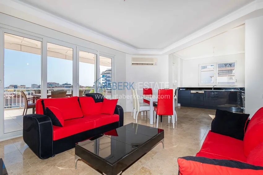 Kupuj  Apartament 2+1 z dużym tarasem w dzielnicy Cikcilli, Alanya — nieruchomość na zezwolenie na pobyt 6 