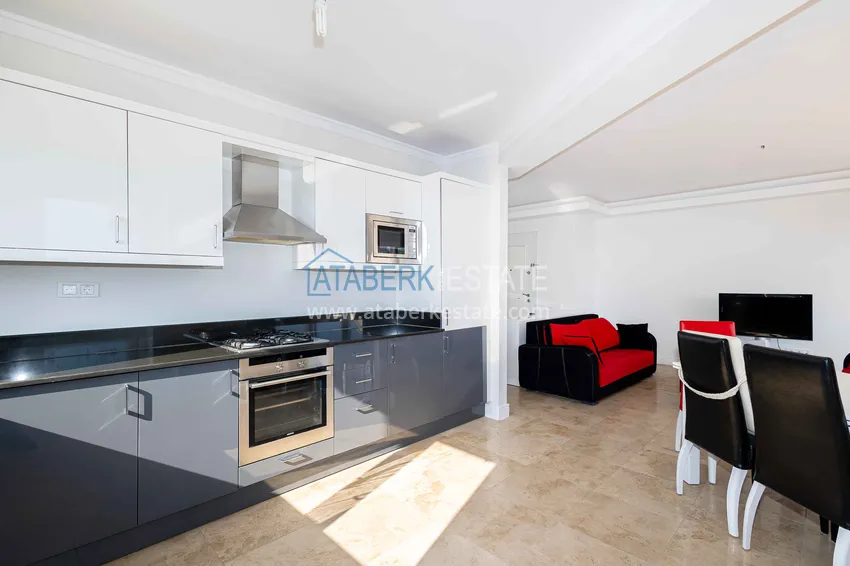 Kupuj  Apartament 2+1 z dużym tarasem w dzielnicy Cikcilli, Alanya — nieruchomość na zezwolenie na pobyt 9 