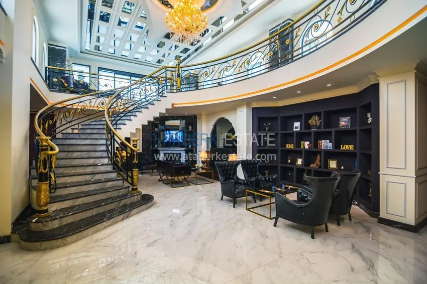 Luksusowa nieruchomość na pierwszej linii w Alanyi: stylowy apartament, kompleks na poziomie VIP, dzielnica Oba 14 