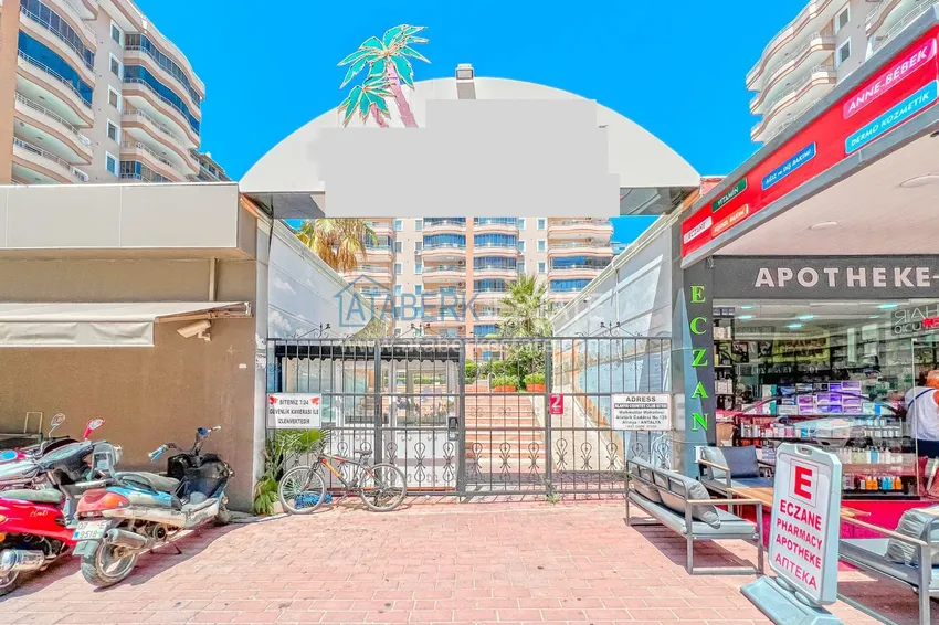 Apartament 2+1 w Alanya, dzielnica Mahmutlar — z meblami, przeszklonymi balkonami w pobliżu Yekta Mall 14 