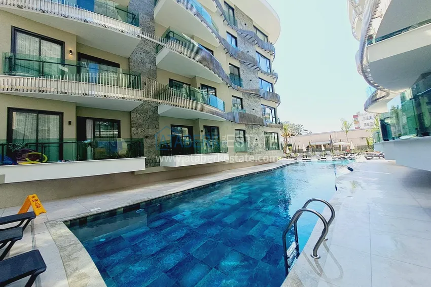 Apartament 1+1 w nowym kompleksie w centrum Alanyi. Nadaje się do wynajmu krótkoterminowego 1 