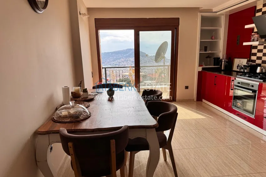 Kupuj  Apartament dwupoziomowy 3+1 w Alanyi, dzielnica Hasbahce - umeblowane, odpowiednie dla pozwoleń na pobyt i obywatelstwo 5 