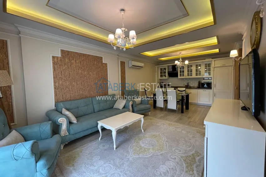 Kupuj  Luksusowa nieruchomość na pierwszej linii w Alanyi: stylowy apartament, kompleks na poziomie VIP, dzielnica Oba 7 