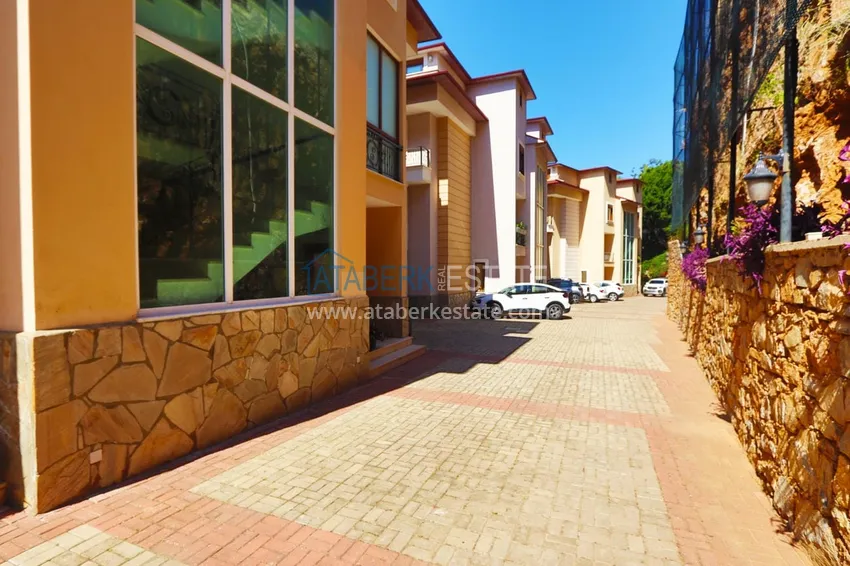 Apartament dwupoziomowy 3+1 w Alanyi, dzielnica Hasbahce - umeblowane, odpowiednie dla pozwoleń na pobyt i obywatelstwo 9 