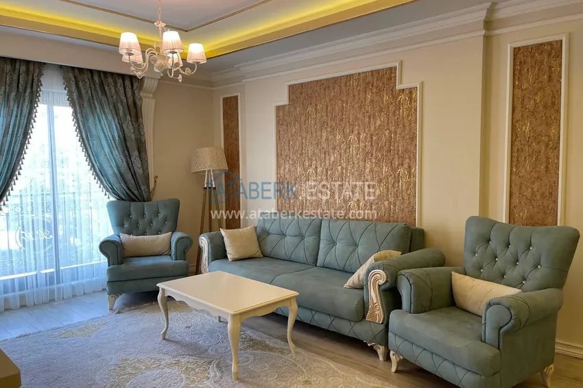 Kupuj  Luksusowa nieruchomość na pierwszej linii w Alanyi: stylowy apartament, kompleks na poziomie VIP, dzielnica Oba 9 