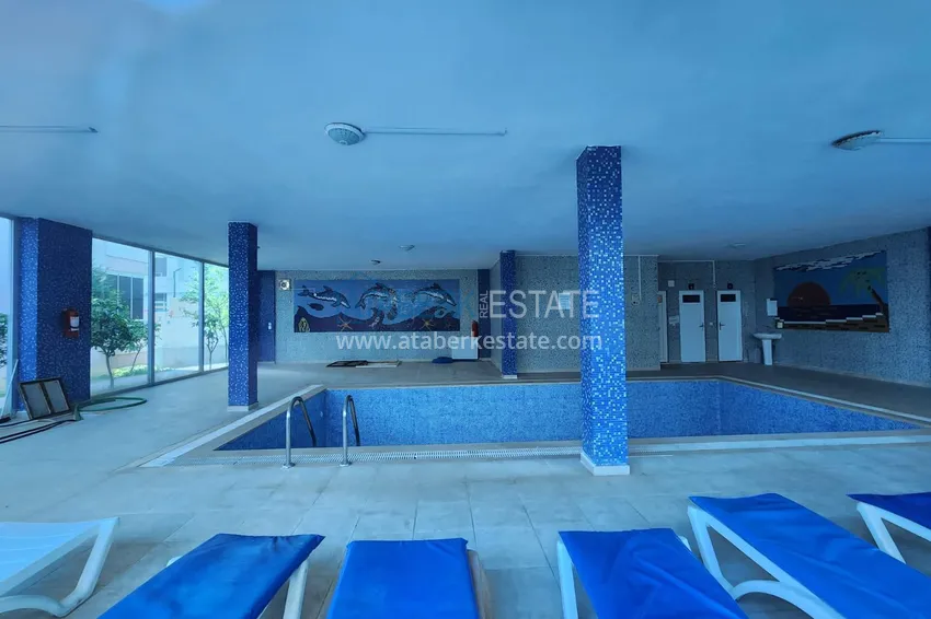 Apartament 2+1 w Alanya, dzielnica Mahmutlar — z meblami, przeszklonymi balkonami w pobliżu Yekta Mall 9 