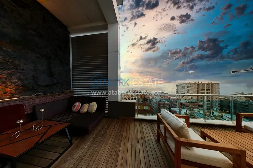 Kupuj  Elitarny triplex penthouse o oryginalnym designie w Alanya, dzielnica Mahmutlar 14 