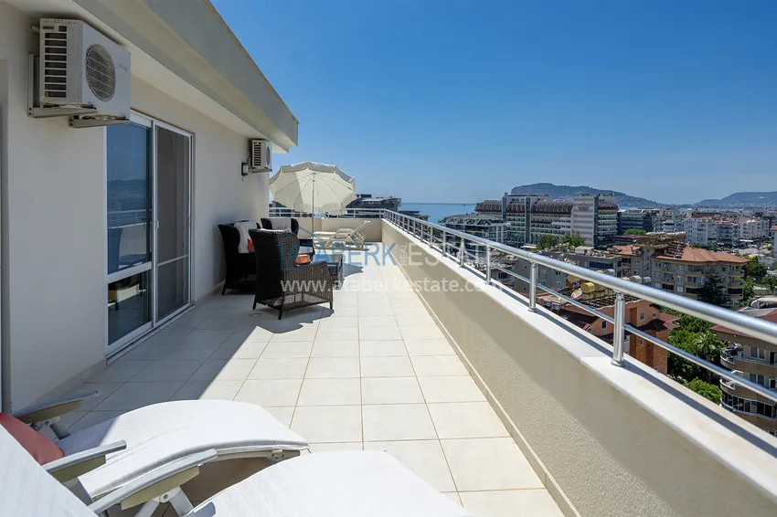 Kupuj  Nieruchomość na zezwolenie na pobyt w Alanyi. Dwupoziomowy penthouse pod klucz z panoramicznym widokiem, dzielnica Tosmur 15 