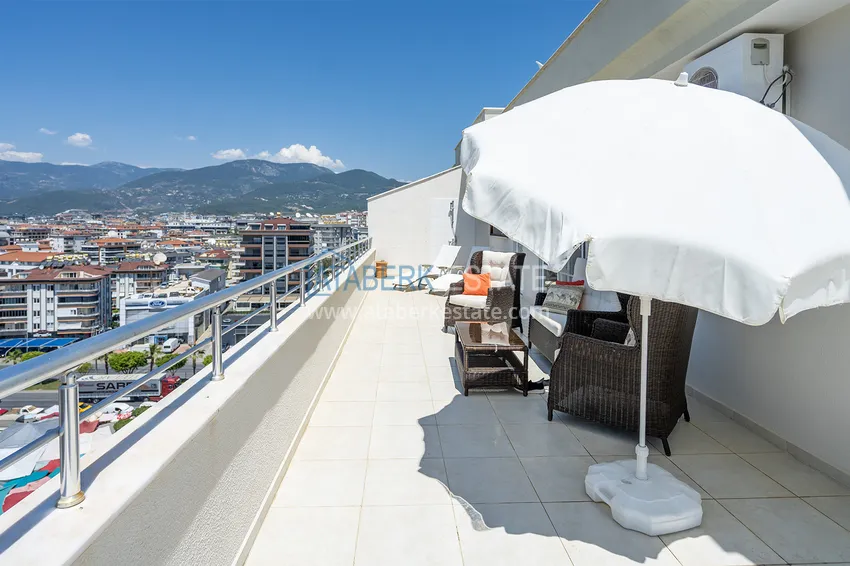Kupuj  Nieruchomość na zezwolenie na pobyt w Alanyi. Dwupoziomowy penthouse pod klucz z panoramicznym widokiem, dzielnica Tosmur 17 