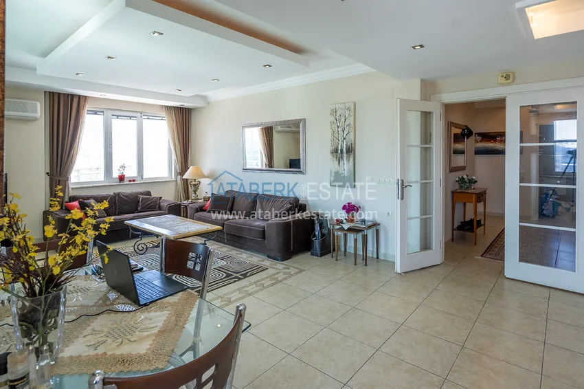 Kupuj  Nieruchomość na zezwolenie na pobyt w Alanyi. Dwupoziomowy penthouse pod klucz z panoramicznym widokiem, dzielnica Tosmur 4 