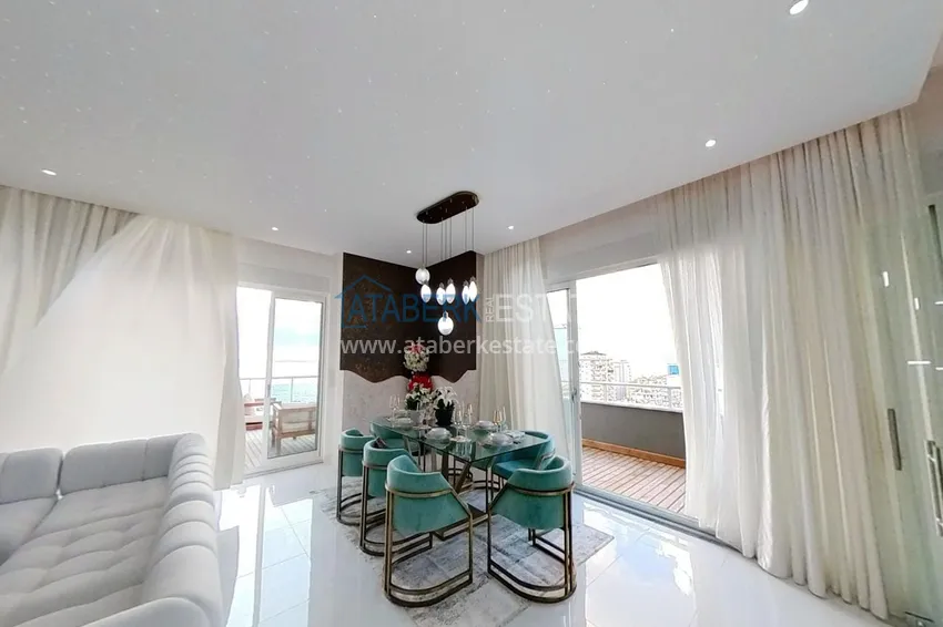 Kupuj  Elitarny triplex penthouse o oryginalnym designie w Alanya, dzielnica Mahmutlar 7 