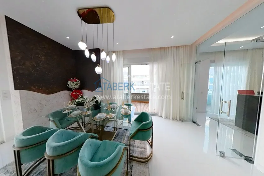 Kupuj  Elitarny triplex penthouse o oryginalnym designie w Alanya, dzielnica Mahmutlar 8 