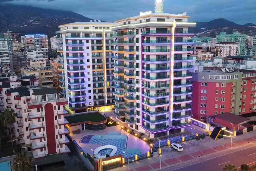 Apartament 2+1 przy plaży w Mahmutlar — wersja gotowa z widokiem na morze 1 