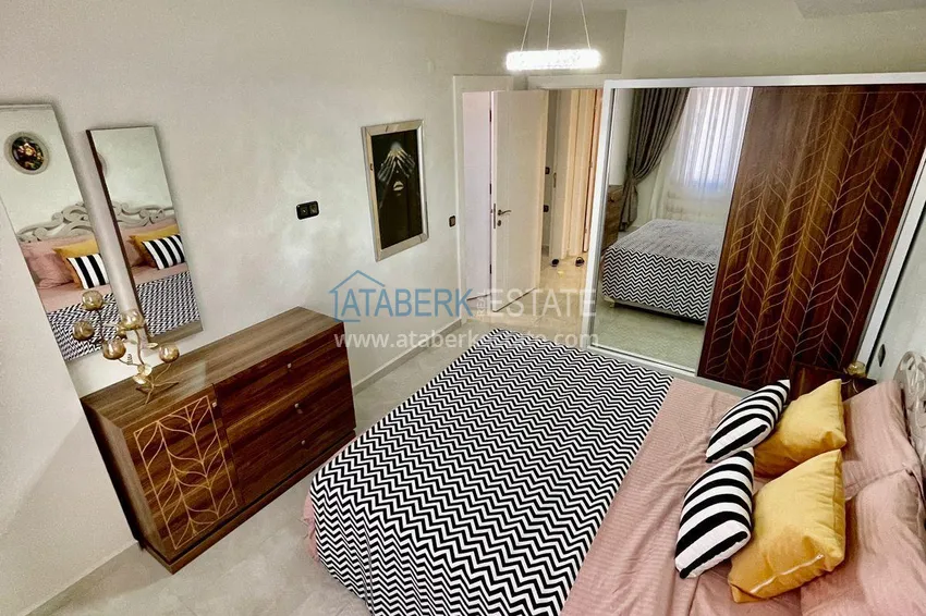 Kupuj  Apartament 2+1 przy plaży w Mahmutlar — wersja gotowa z widokiem na morze 6 