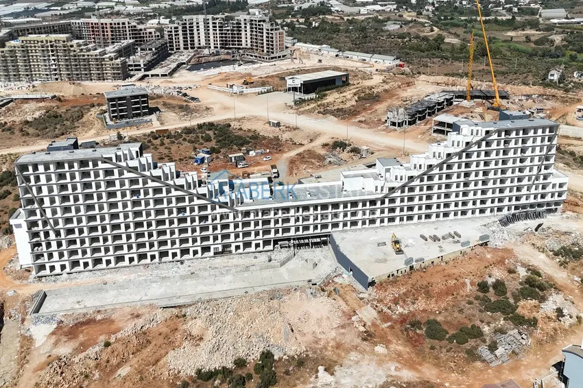 Nowoczesne apartamenty 1+1 w Antalya, dzielnica Altintash, z możliwością raty  9 