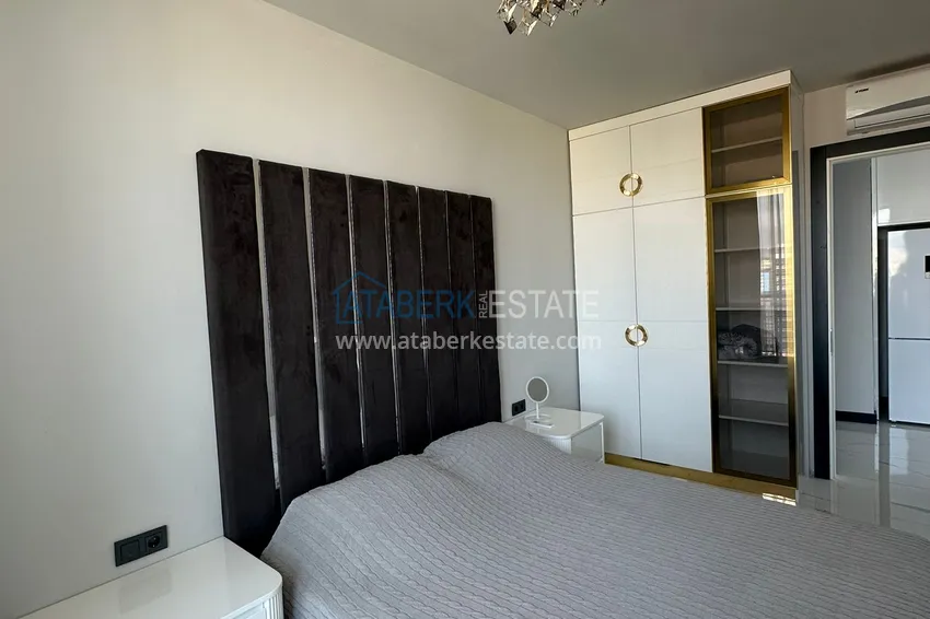 Kupuj  Apartament 2+1 z panoramicznym widokiem i częściowo umeblowany — Alanya, Mahmutlar 17 
