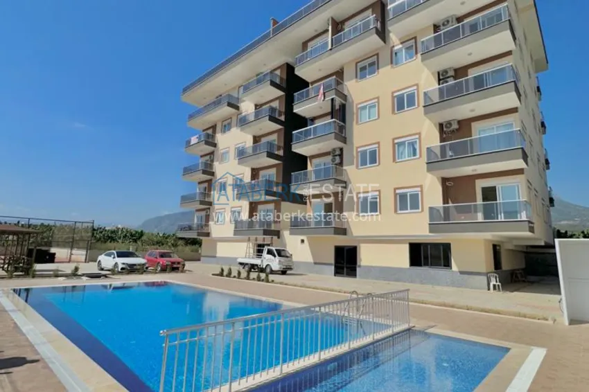 Dwupoziomowy penthouse 3+1 w Kargicak, Alanya — Apartament dwupoziomowy z widokiem na góry  2 