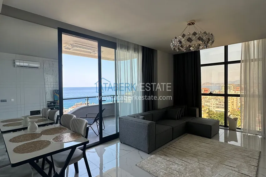 Kupuj  Apartament 2+1 z panoramicznym widokiem i częściowo umeblowany — Alanya, Mahmutlar 4 