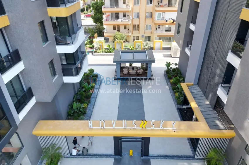 Apartament 2+1 z panoramicznym widokiem i częściowo umeblowany — Alanya, Mahmutlar 9 
