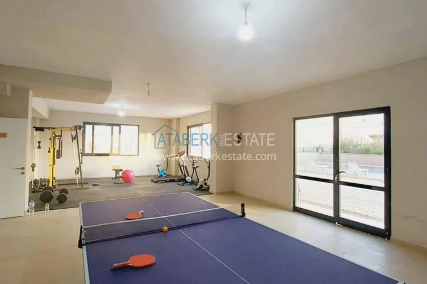 Dwupoziomowy penthouse 3+1 w Kargicak, Alanya — Apartament dwupoziomowy z widokiem na góry  10 
