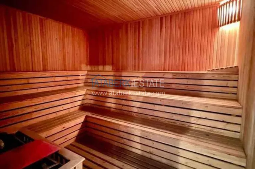 Dwupoziomowy penthouse 3+1 w Kargicak, Alanya — Apartament dwupoziomowy z widokiem na góry  11 