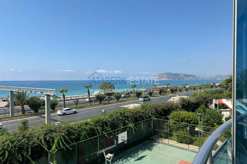 Kupuj Luksusowy apartament 3+1 na pierwszej linii w Tosmur, Alanya — układ liniowy, meble, widok na morze 14