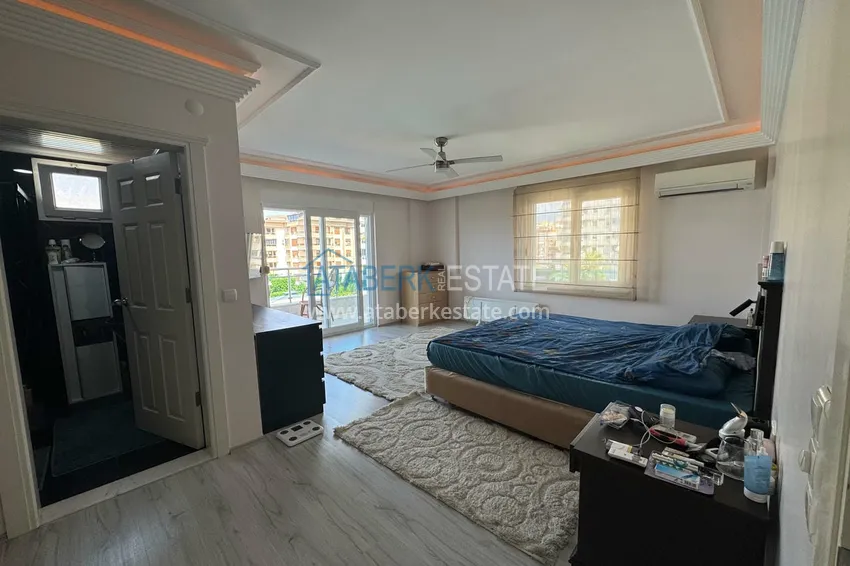 Kupuj Luksusowy apartament 3+1 na pierwszej linii w Tosmur, Alanya — układ liniowy, meble, widok na morze 18