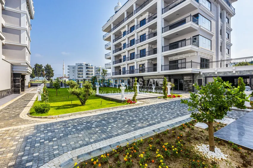 Dwupoziomowy penthouse 3+1 w Kargicaku — pod klucz, odpowiedni dla obywatelstwa 19 