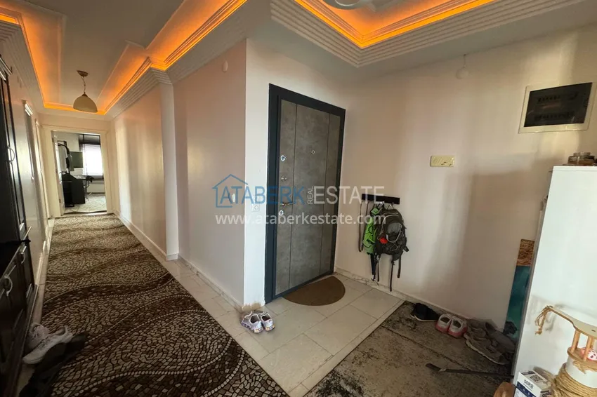 Kupuj Luksusowy apartament 3+1 na pierwszej linii w Tosmur, Alanya — układ liniowy, meble, widok na morze 1