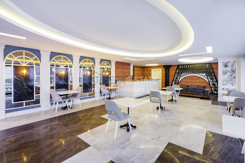 Dwupoziomowy penthouse 3+1 w Kargicaku — pod klucz, odpowiedni dla obywatelstwa 26 