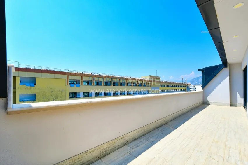 Kupuj  Dwupoziomowy penthouse 3+1 w Kargicaku — pod klucz, odpowiedni dla obywatelstwa 23 