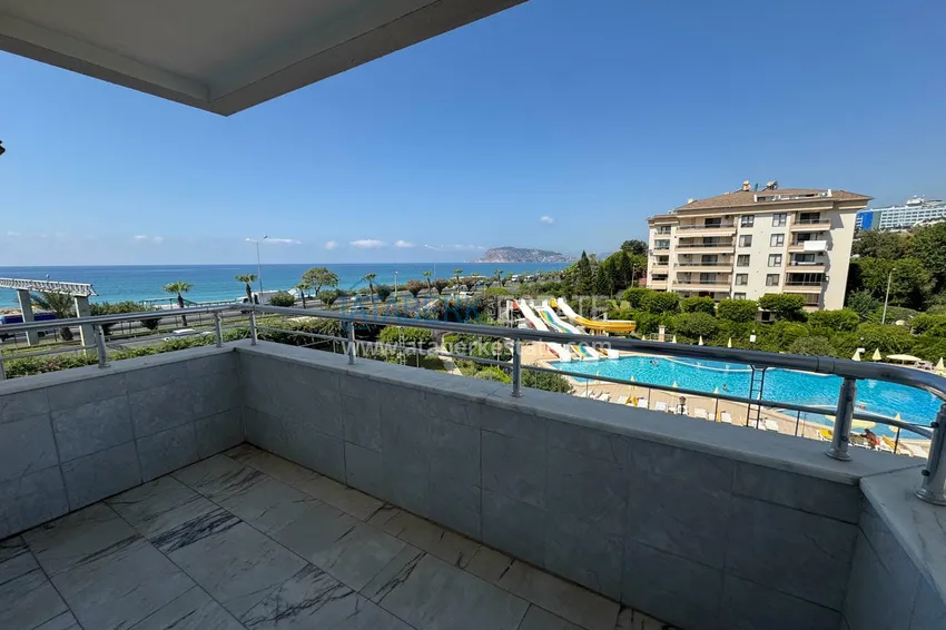 Kupuj Luksusowy apartament 3+1 na pierwszej linii w Tosmur, Alanya — układ liniowy, meble, widok na morze 27
