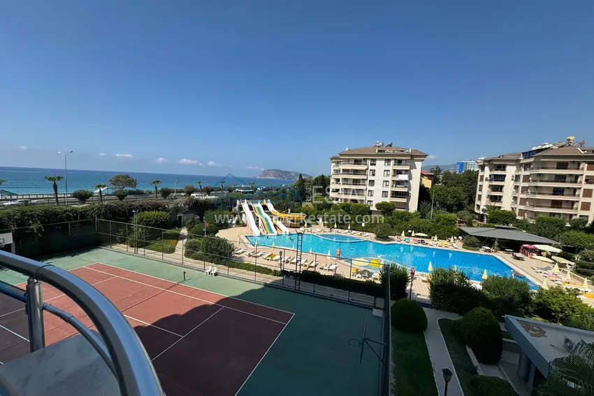 Kupuj Luksusowy apartament 3+1 na pierwszej linii w Tosmur, Alanya — układ liniowy, meble, widok na morze 29