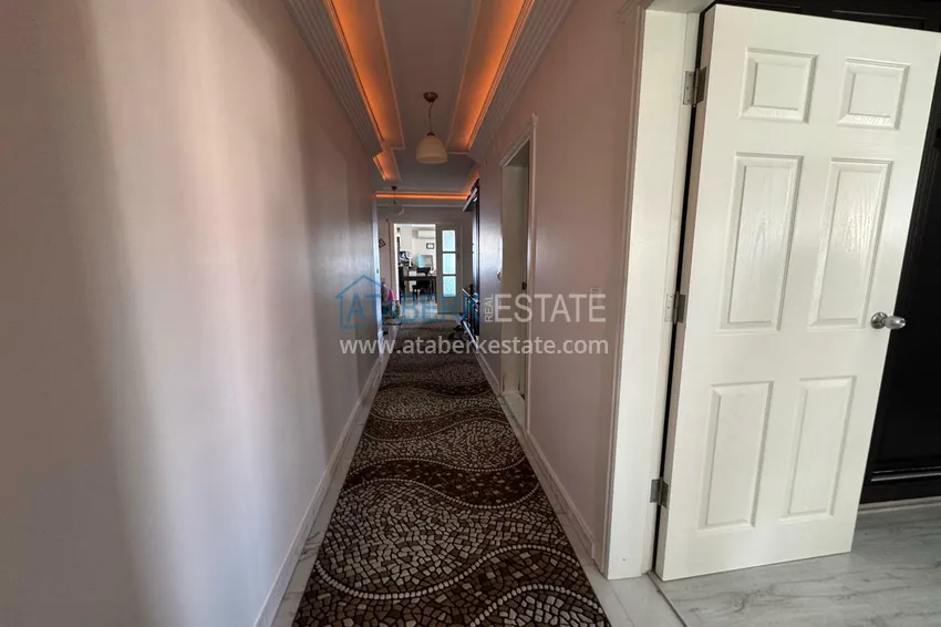 Kupuj Luksusowy apartament 3+1 na pierwszej linii w Tosmur, Alanya — układ liniowy, meble, widok na morze 2