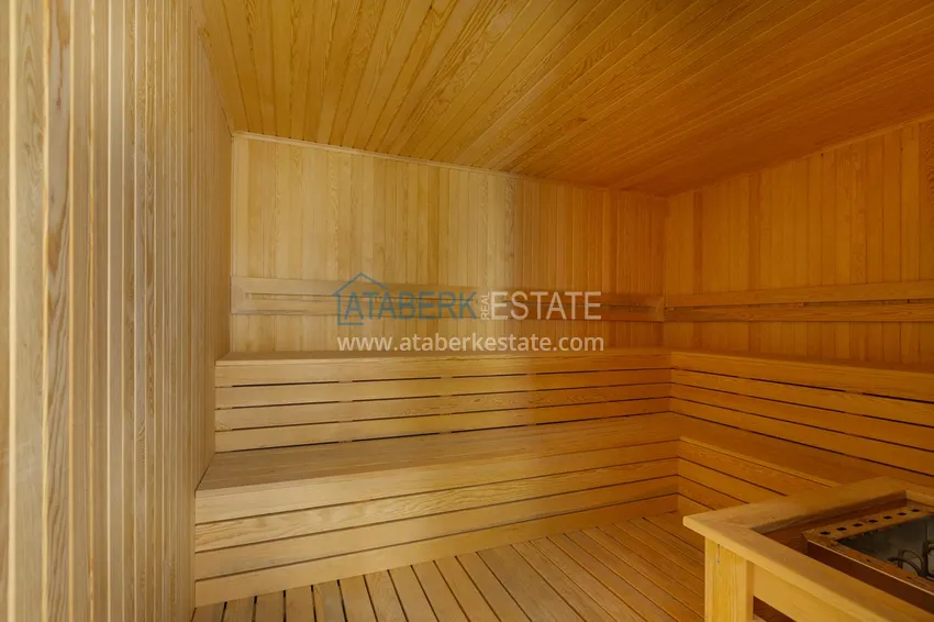 Dwupoziomowy penthouse 3+1 w Kargicaku — pod klucz, odpowiedni dla obywatelstwa 33 