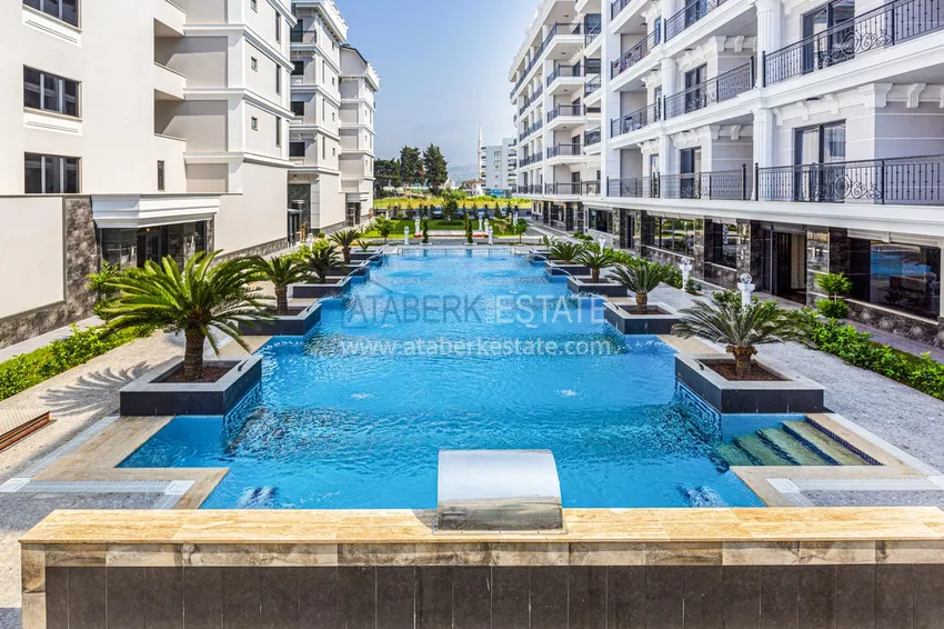 Dwupoziomowy penthouse 3+1 w Kargicaku — pod klucz, odpowiedni dla obywatelstwa 5 