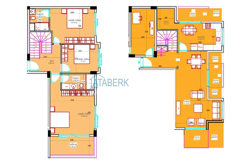 Kupuj taniej Elitarny dwupoziomowy penthouse pod klucz w Mahmutlar — od dewelopera, z ratami do 3 lat  1 