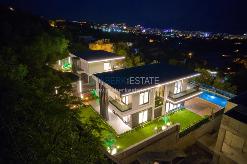 Luksusowa willa w Kestel, Alanya — nowoczesny design, panoramiczne widoki i pełny komfort 10 