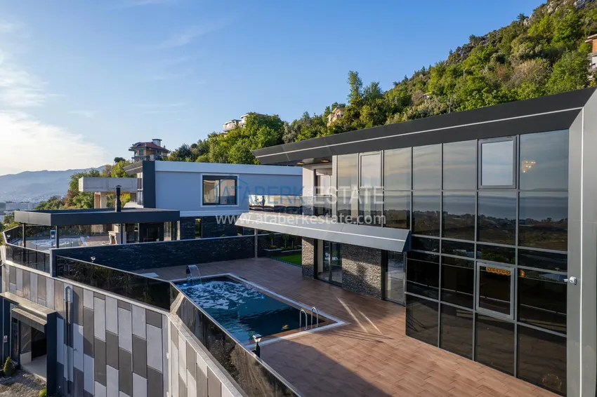 Luksusowa willa w Kestel, Alanya — nowoczesny design, panoramiczne widoki i pełny komfort 14 